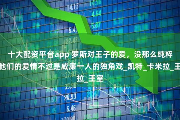 十大配资平台app 罗斯对王子的爱，没那么纯粹，他们的爱情不过是威廉一人的独角戏_凯特_卡米拉_王室